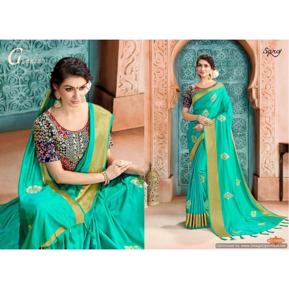 Meghdoot Wedding Wear Sana Silk Saree, 6.3 M ( With Blouse Piece) at Rs  1550 in Surat