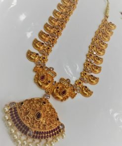 Peacock Designer Matte Finished Harram