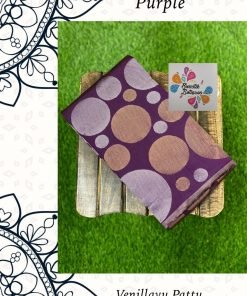 Purple Vennilavu Silk Saree Purple Vennilavu Silk Saree