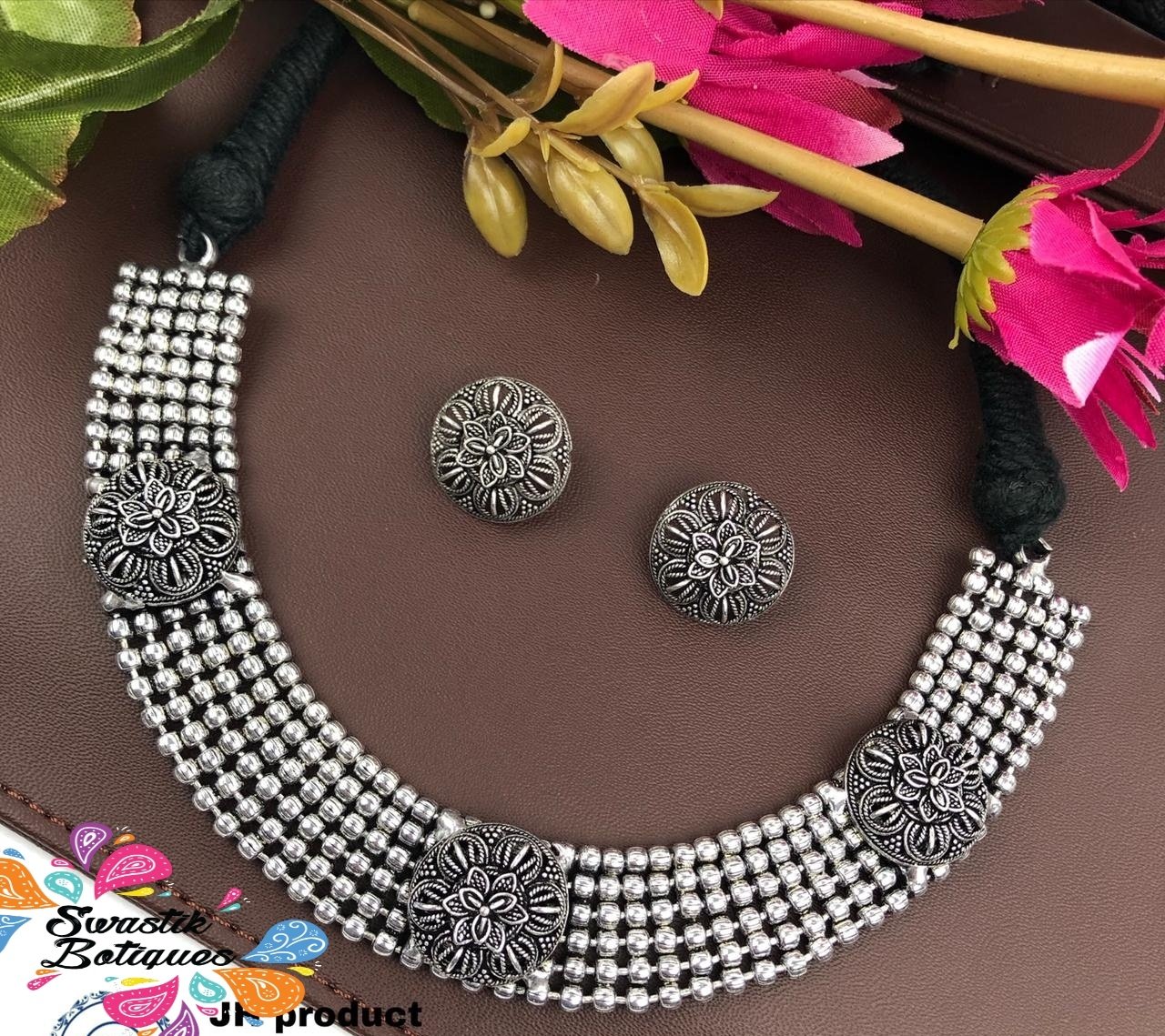 Oxidised Silver Necklace Oxidised Silver Necklace