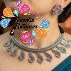 Peacock Designer Oxidised Necklace