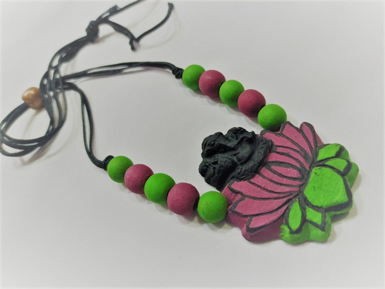 Pink Lotus Terracotta Jewellery