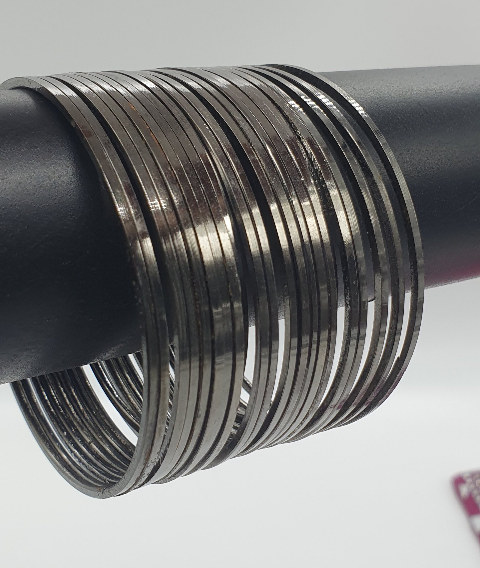 Black Silver Oxidised Bangle set Black Silver Oxidised Bangle set