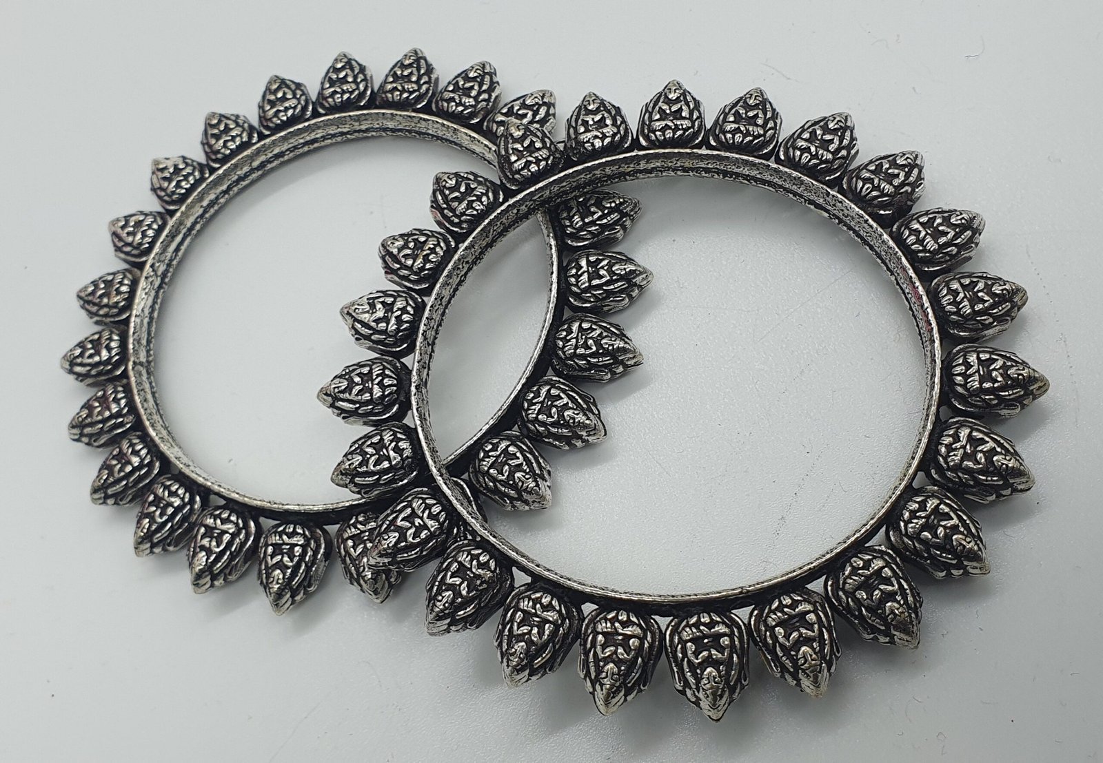 SIlver Oxidised Bangle set SIlver Oxidised Bangle set