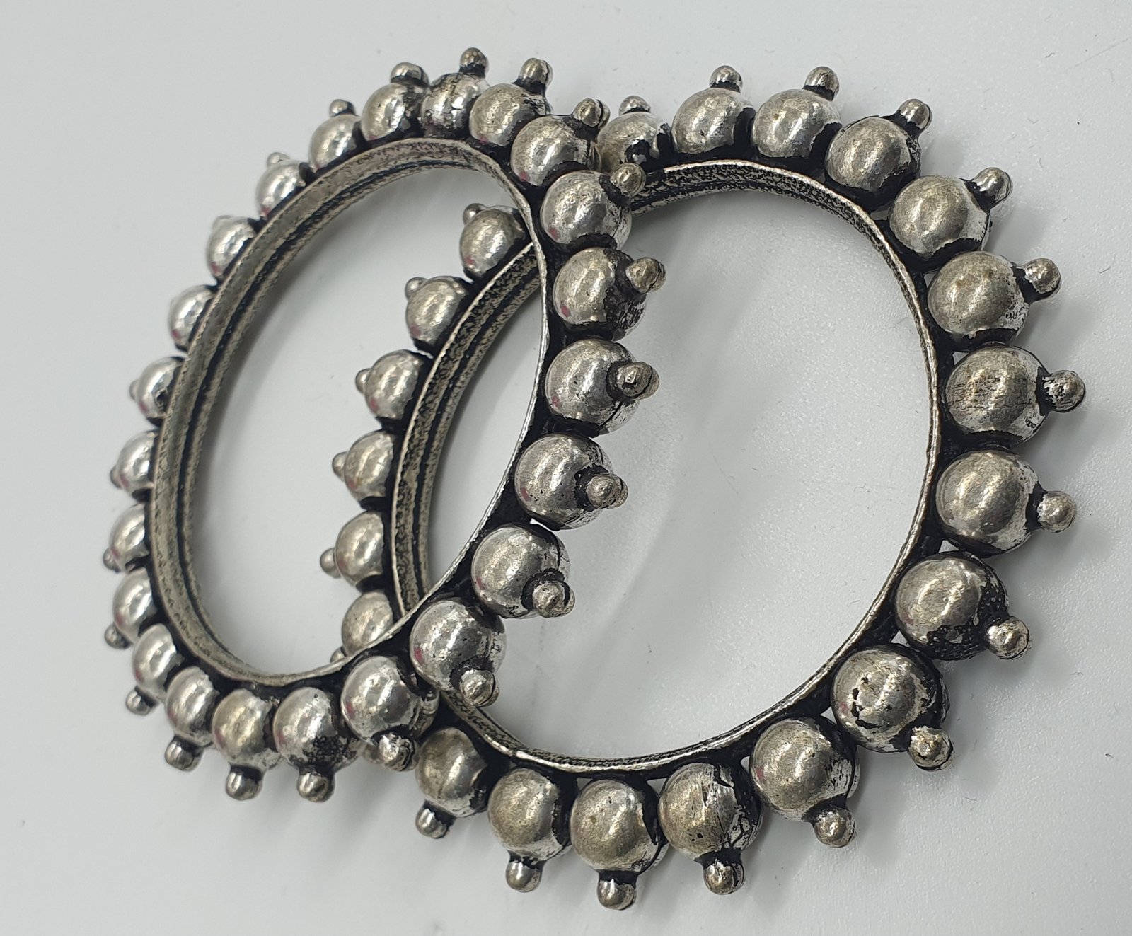 Silver Oxidised Bangle set Silver Oxidised Bangle set