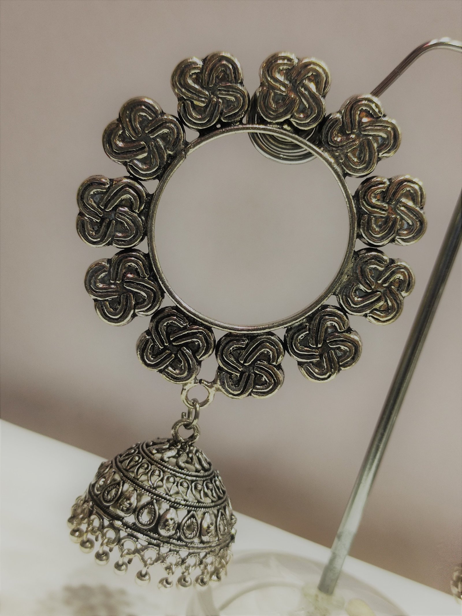 Silver Oxidised Earrings Silver Oxidised Earrings