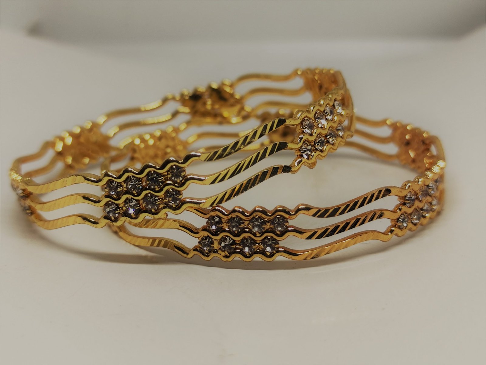 Gold Plated Bangle Set Gold Plated Bangle Set