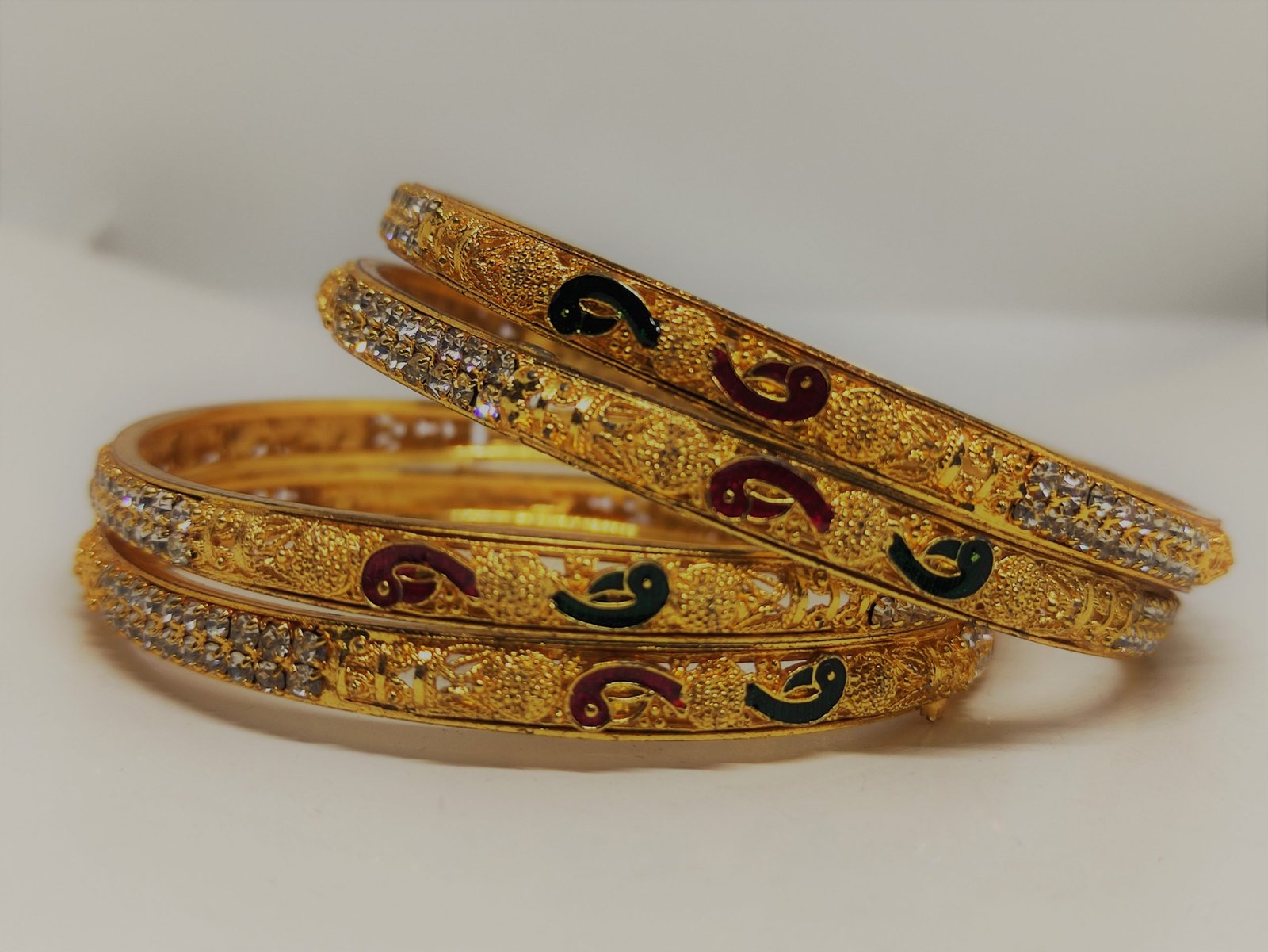 Gold Plated Bangle Set Gold Plated Bangle Set