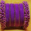 Purple Velvet Bangle set Purple Velvet Bangle set
