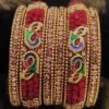 Maroon Antique Bangle set Maroon Antique Bangle set