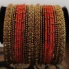 Orange Silk Thread Bangle Orange Silk Thread Bangle