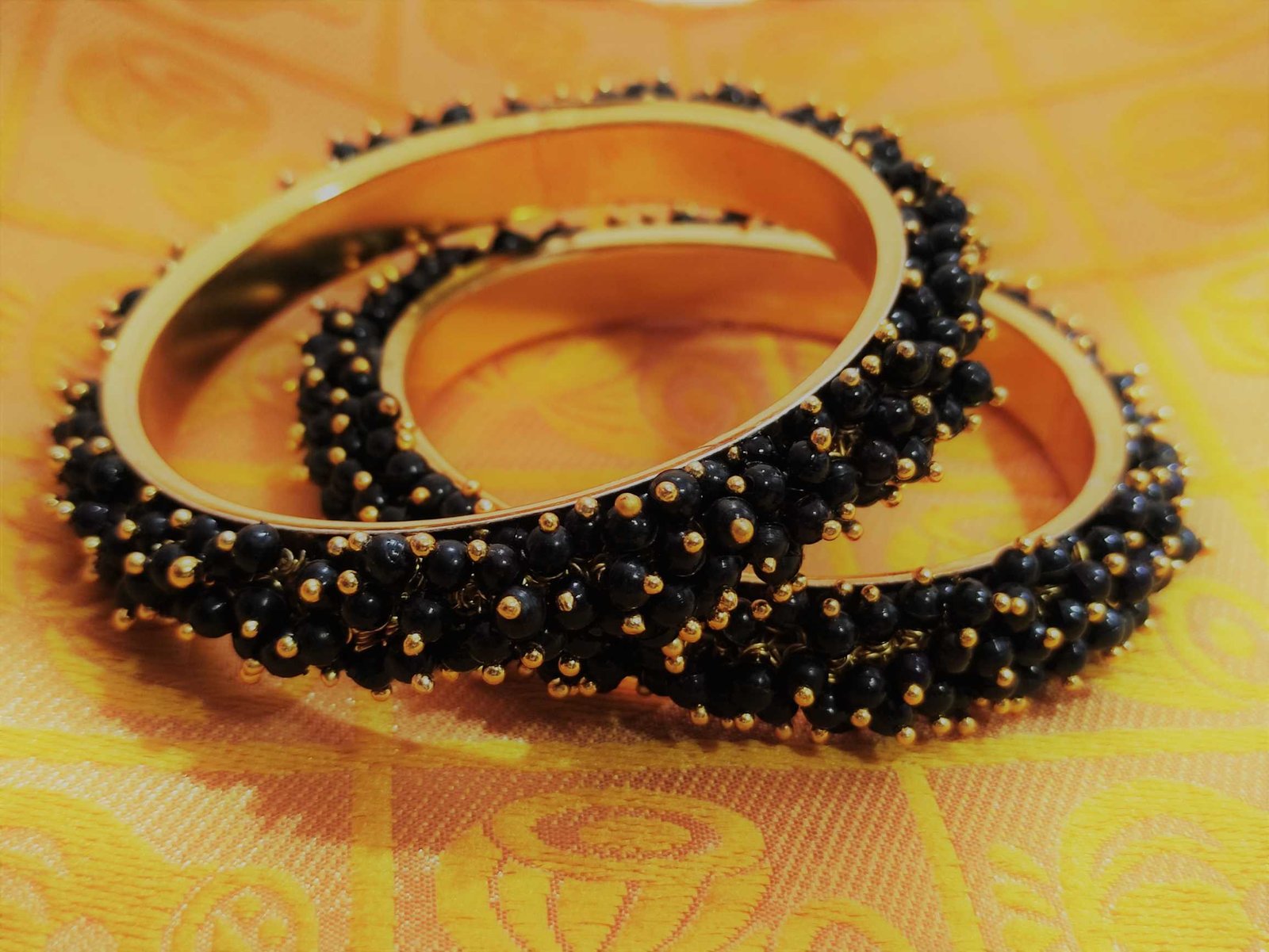 Black Pearl Cluster Bangle Black Pearl Cluster Bangle