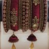 Maroon Silk Thread Bangle Maroon Silk Thread Bangle