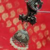 Silver Oxidised Jhumkha