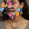 Lakshmi Silver Oxidised Matte Finished Necklace