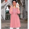 Light Pink Short Kurthi Light Pink Short Kurthi