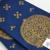 Blue & Gold Silk Cotton Saree Blue & Gold Silk Cotton Saree