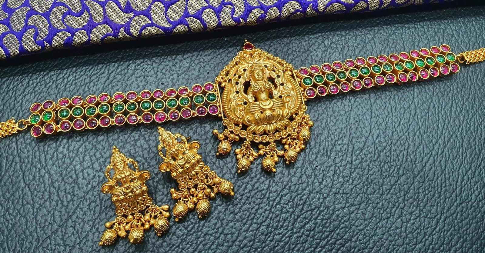 Lakshmi Matte Finished Chocker Necklace Lakshmi Matte Finished Chocker Necklace