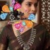 Lakshmi With Pearl Silver Oxidised Matte Finished Harram Lakshmi With Pearl Silver Oxidised Matte Finished Harram