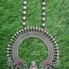 Green and Pink Stones With Pearl Silver German Silver Harram
