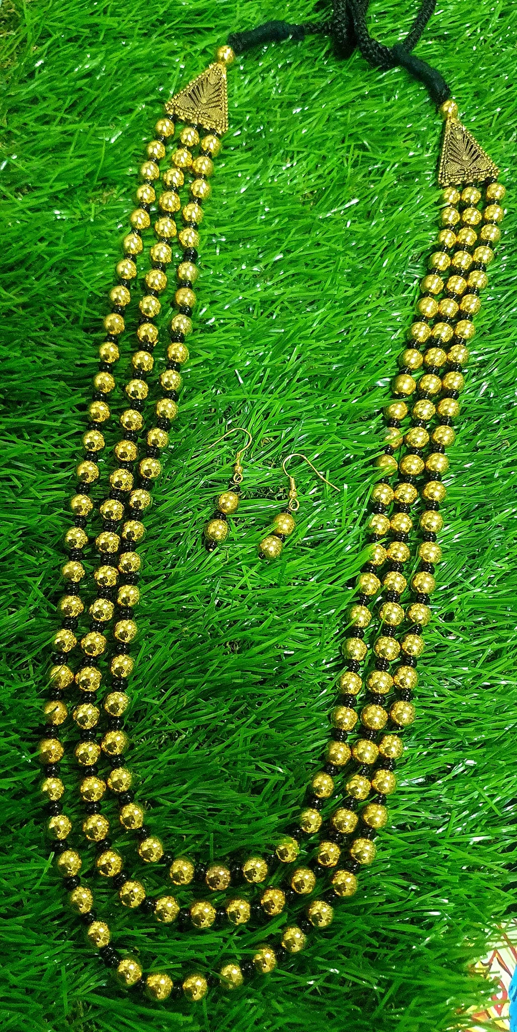 Traditional Gold Oxidised Harram Traditional Gold Oxidised Harram - Image 2