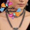 Greek Design Oxidised Silver Combo Set Greek Design Oxidised Silver Combo Set