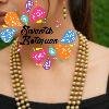 Traditional Gold Oxidised Harram