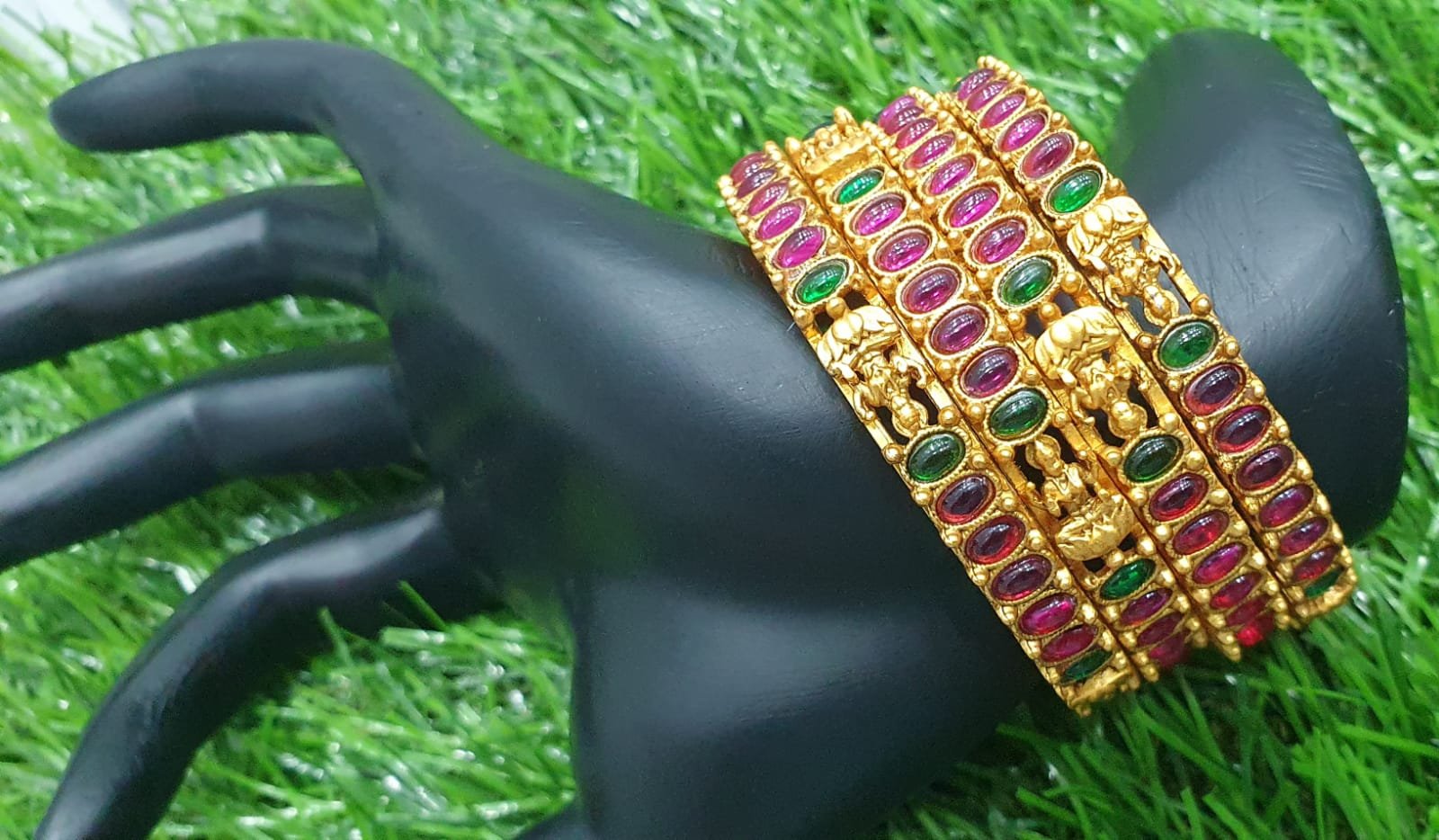 Lakshmi Matte Finished Bangle set Lakshmi Matte Finished Bangle set