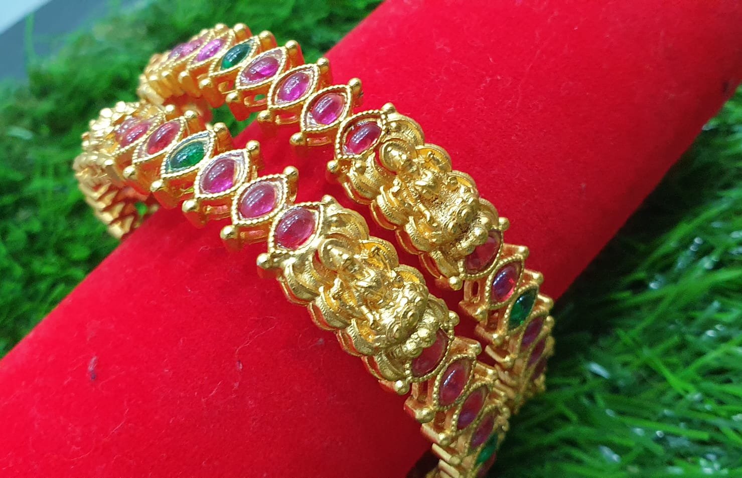 Lakshmi Matte Finished Bangle set