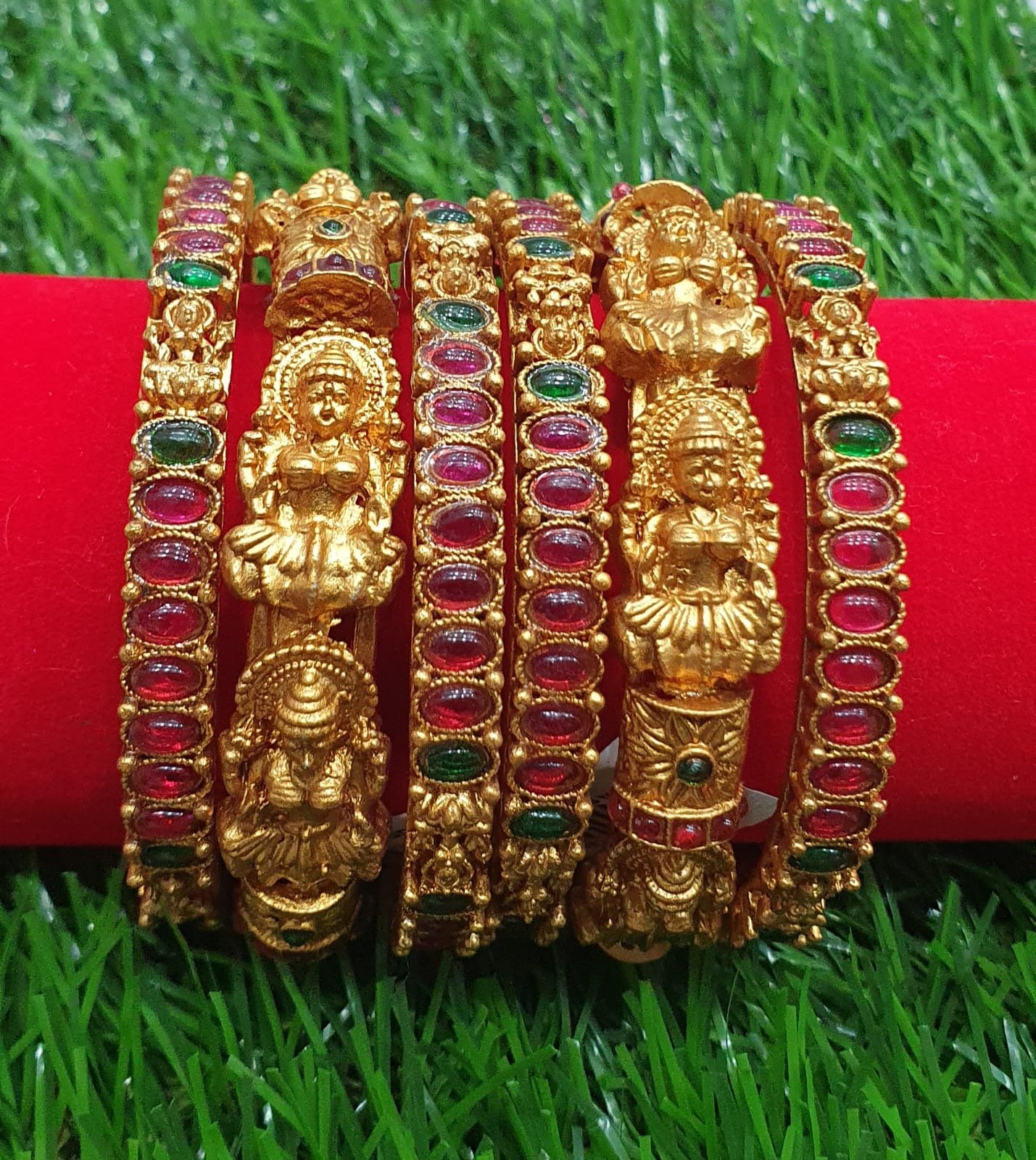 Lakshmi Matte Finished Bangle set
