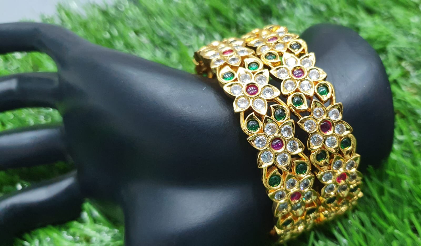 Impon Gold Plated Bangle set