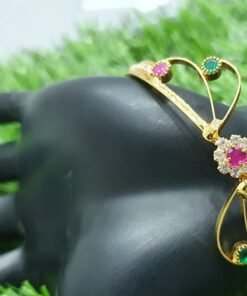 Flower Design Gold Plated Bracelet
