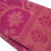 Dark Pink and Copper Gold Silk Cotton Saree
