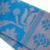 Blue and Copper Gold Silk Cotton Saree Blue and Copper Gold Silk Cotton Saree