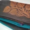 Black and Sky Blue Silk Cotton Sarees