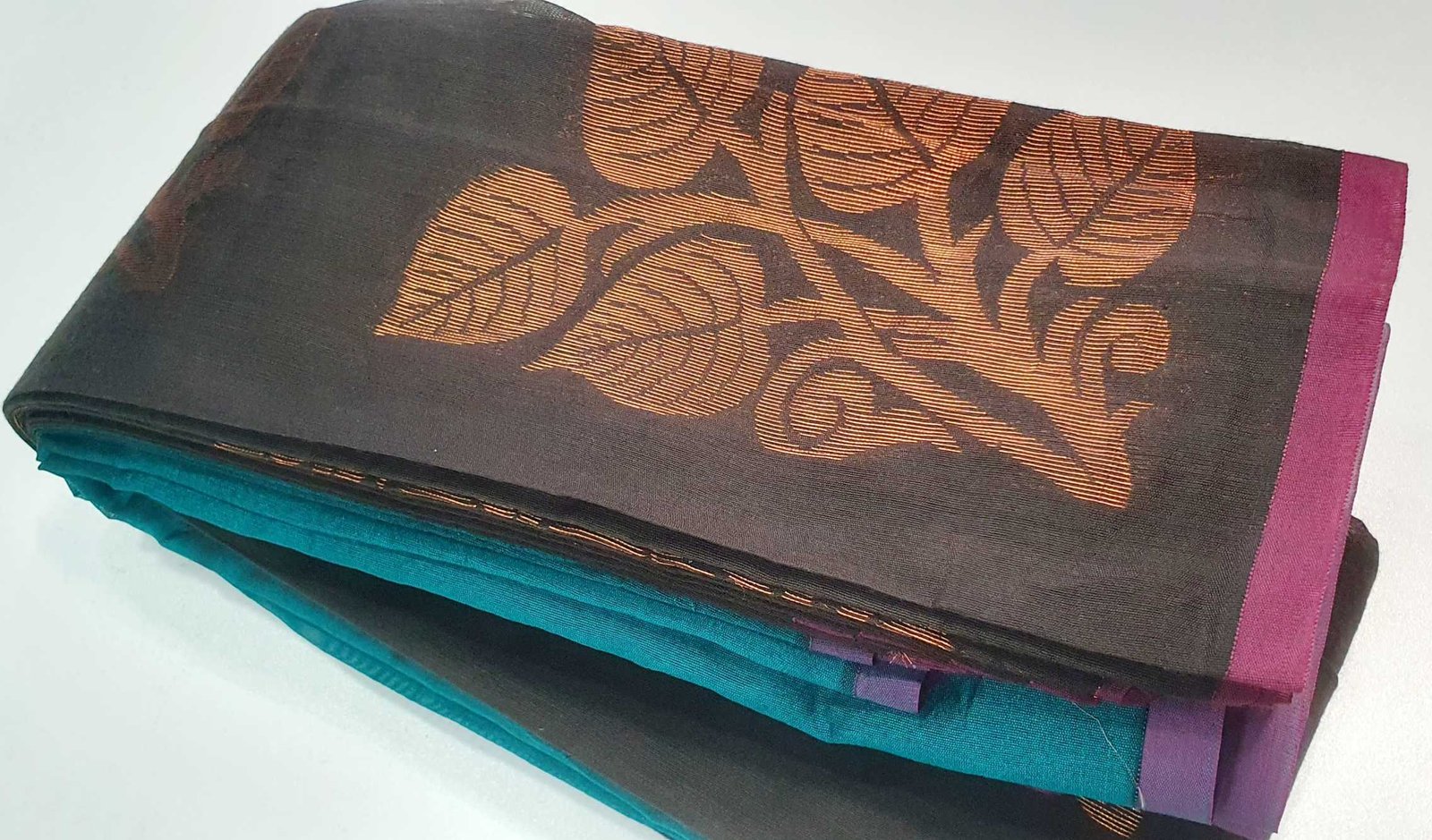 Black and Sky Blue Silk Cotton Sarees Black and Sky Blue Silk Cotton Sarees