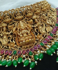 Alternative view of Lakshmi Designer Matte Finished Necklace
