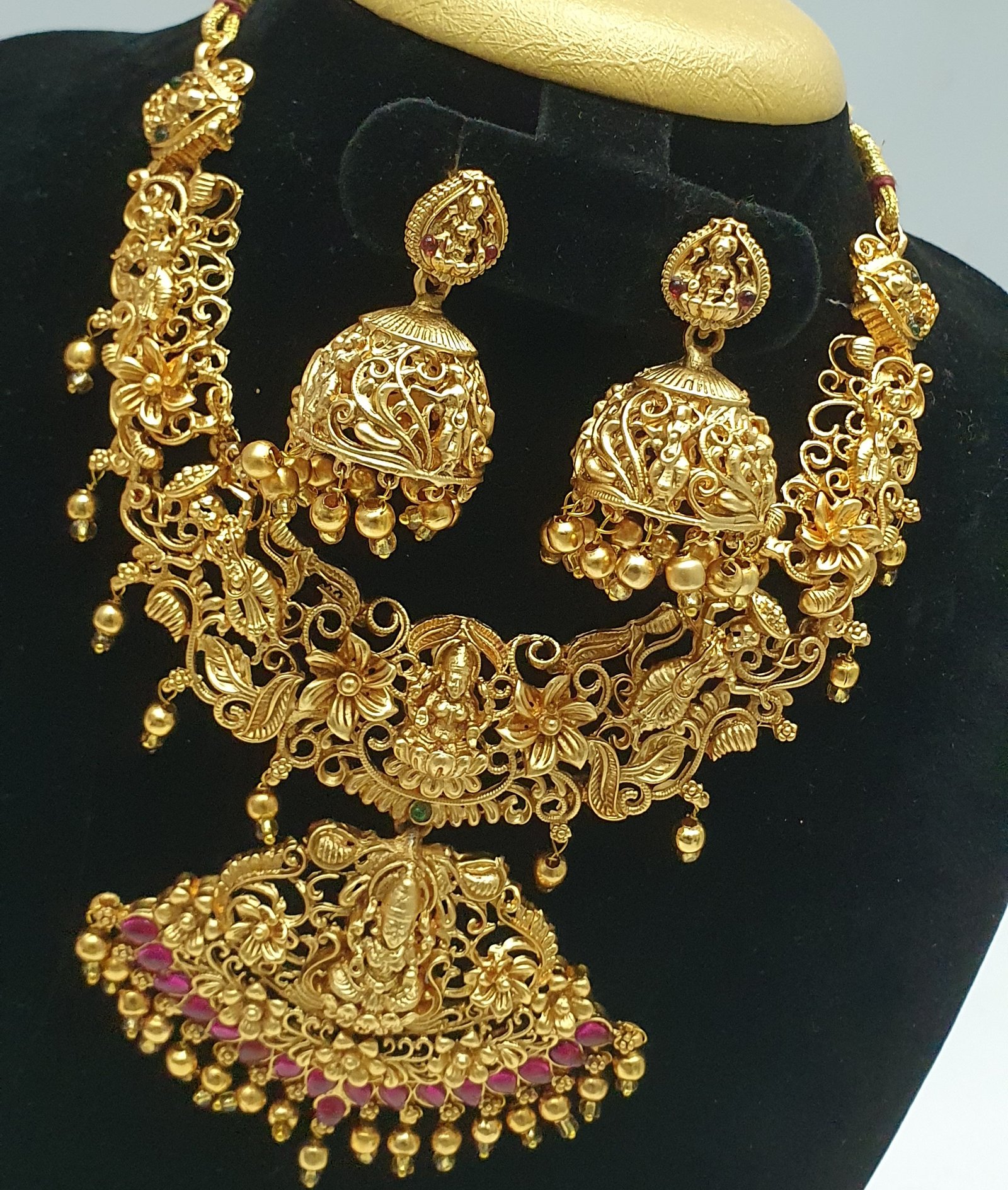 Lakshmi Designer Matte Finished Necklace Lakshmi Designer Matte Finished Necklace