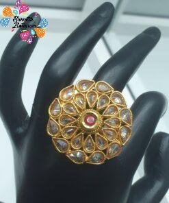 Stone Matte Finished Ring