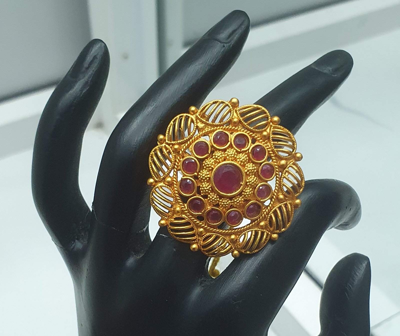 Drop Designer Matte Finished Ring Drop Designer Matte Finished Ring