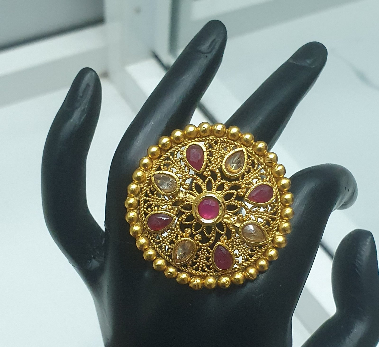 Chakra Designer Matte Finished Ring Chakra Designer Matte Finished Ring