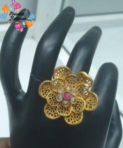 Stone Matte Finished Ring