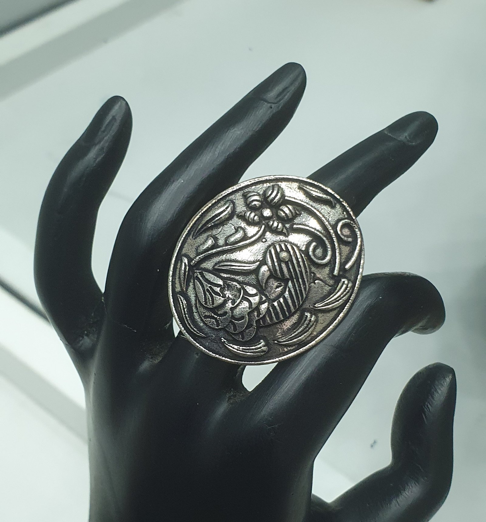 Ovel Oxidized Silver Ring Ovel Oxidized Silver Ring