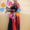 Black and Red Handloom Khadi Cotton Saree