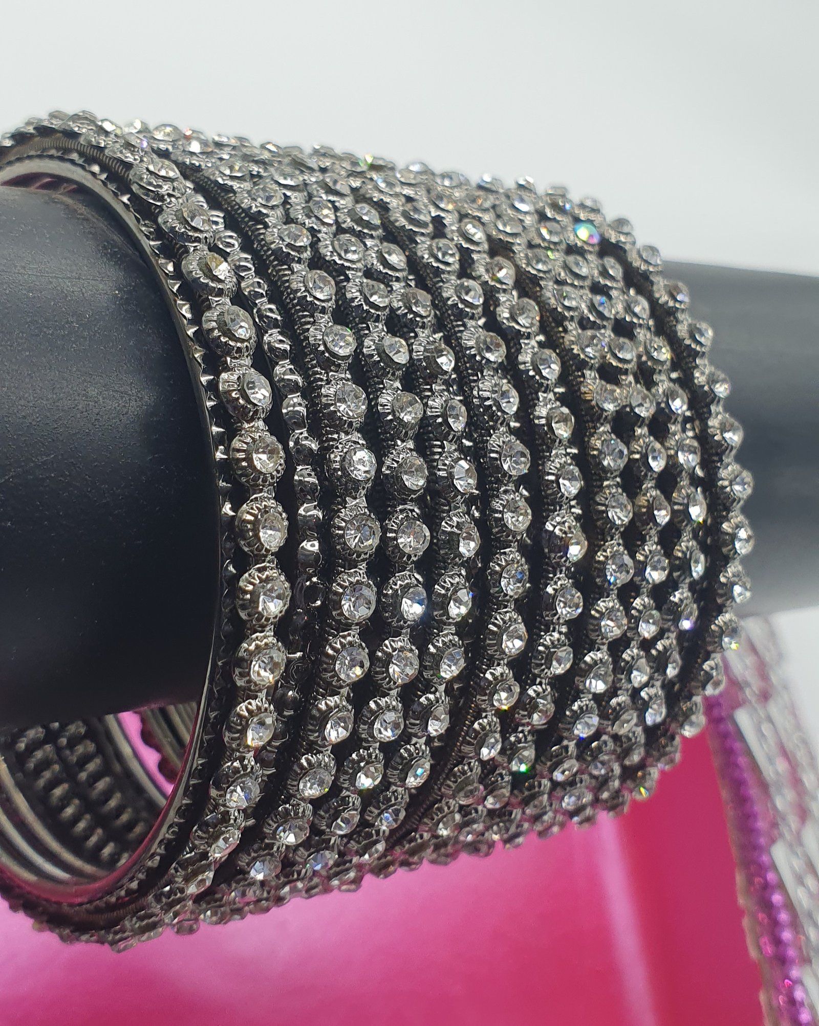 Oxidized Black Silver Bangles Oxidized Black Silver Bangles