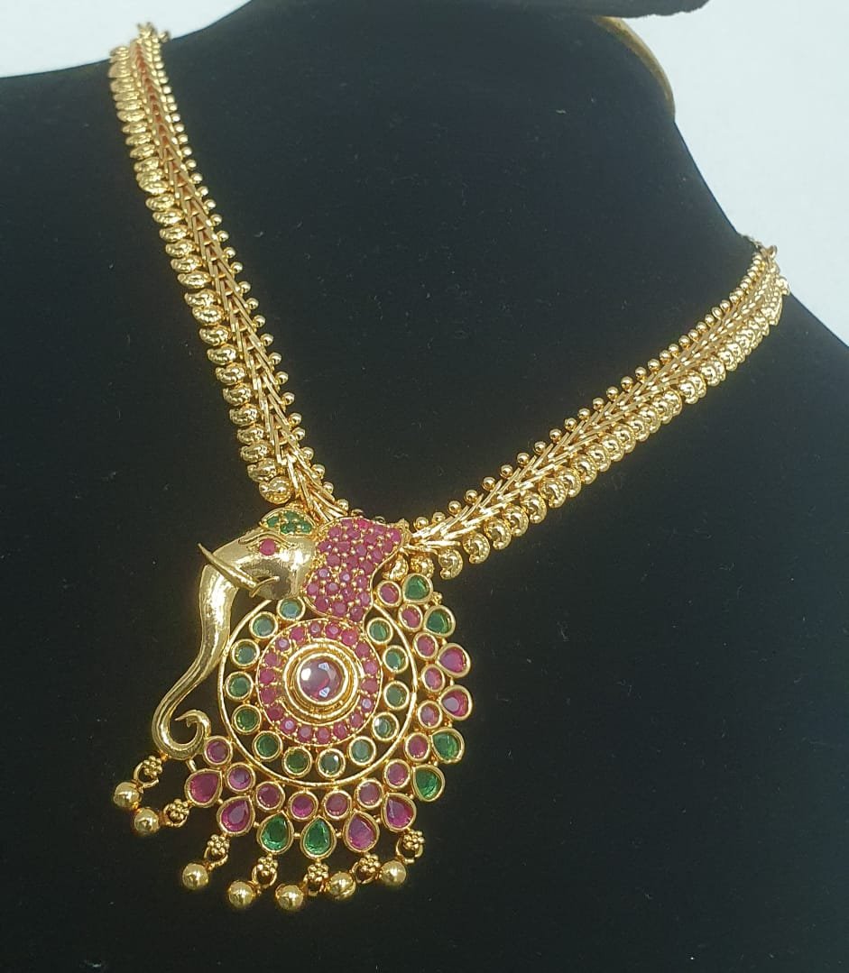 Elephant Designer Micro Plated Necklace Elephant Designer Micro Plated Necklace