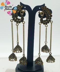 Oxidised Gold Earrings Oxidised Gold Earrings