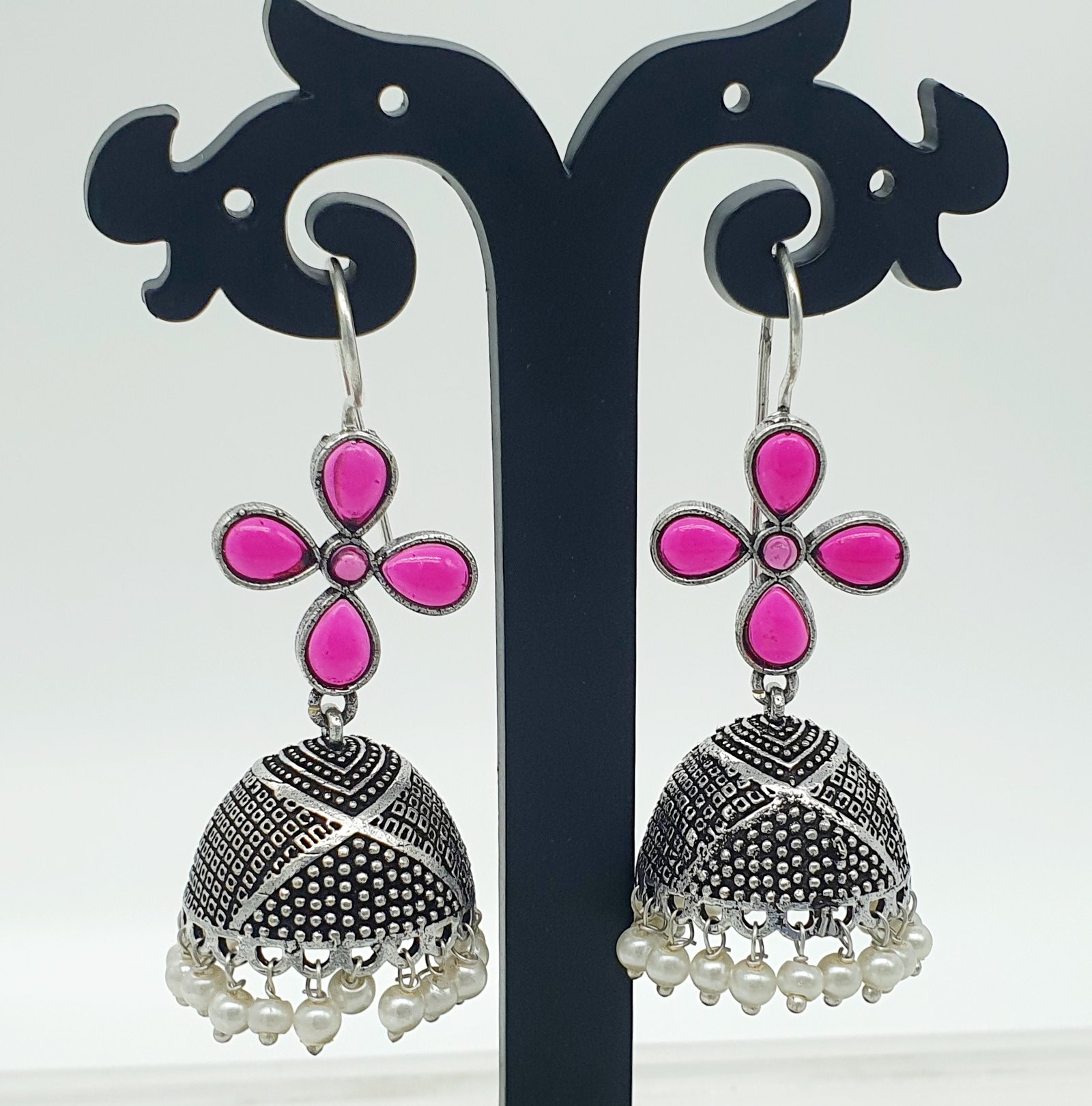 Oxidised Silver Jhumkha Oxidised Silver Jhumkha