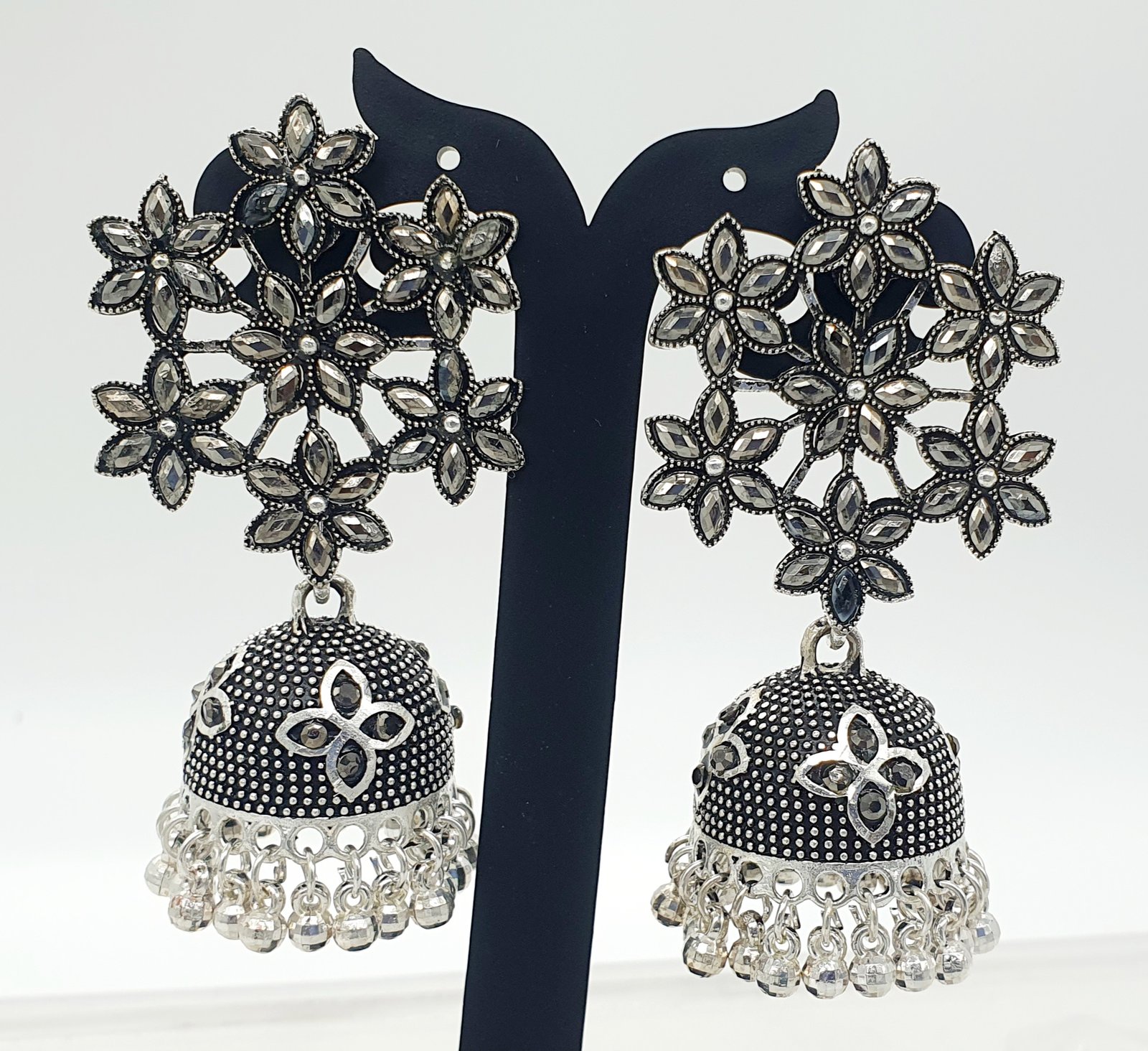 Oxidised Silver Jhumkha Oxidised Silver Jhumkha