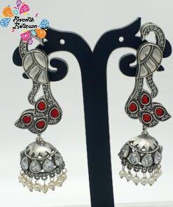 Oxidised Silver Jhumkha Oxidised Silver Jhumkha